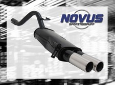 NOVUS Sportauspuff Gruppe N ESD 2x 76mm für Fiat GRANDE PUNTO