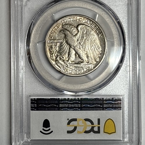 1936-S Half Dollar Walking Liberty Münze PCGS AU50 50c 6600,50 / 51830870 - Bild 3 von 4