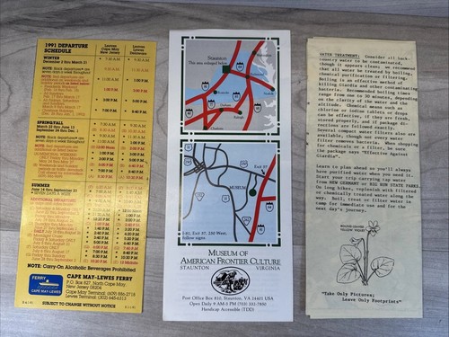 LOT of 16 Vintage Travel Maps Brochures Books National Park Service Map & Guide - Picture 14 of 15