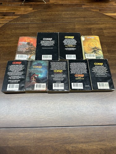 Lot of 9 Conan Vintage Paperback TOR Books Robert Jordan, Carpenter, Roberts - Picture 2 of 16