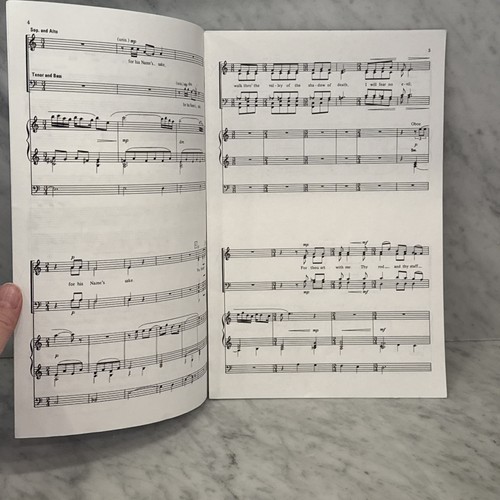 The Lord Is My Shepherd John Rutter Salmo 23 Spartiti Corali Oxford Uni Press - Foto 6 di 7