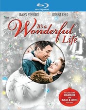 Its a Wonderful Life Blu-ray Color Black White Factory Sealed DVD