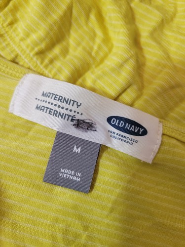 Old Navy Maternity Womens Maternity Medium Striped Blouse Top Shirt New Nwt - Picture 6 of 19