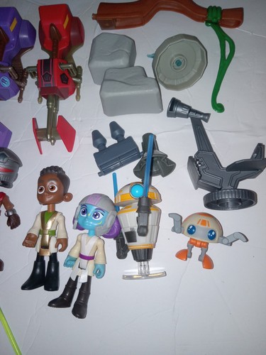 Young Jedi Adventures Spielzeug Konvolut Figuren, Droiden inkl. RJ-83, Fahrzeuge - Bild 4 von 7