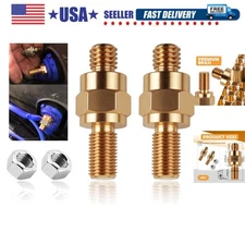 2 Set Side Post Battery Terminal Extension Bolt with Nuts,3/8"-16 Coarse and ...