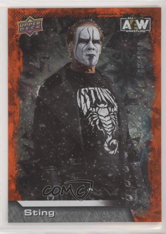 2022 Upper Deck AEW All Elite Wrestling Dynamite 39/299 Sting #76 1u6