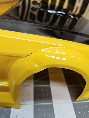 HPI Racing 2005 Ford Mustang GT-R Body (200mm/WB255mm) #17504 Prefinished Yellow - Picture 11 of 12