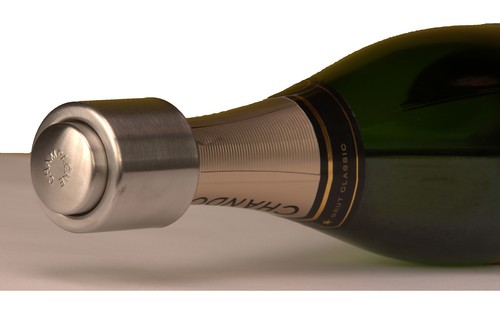 Cilio 18/10 Stainless Steel Champagne Sealer - Picture 2 of 3