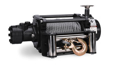 NH 10000lb Industrial Hydraulic recovery Winch Towing Steel Rope 3 Year Warranty