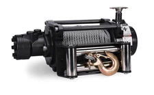 NH 10000lb Industrial Hydraulic recovery Winch Towing Steel Rope 3 Year Warranty