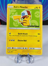 Ash's Pikachu Promo SM112 Pokemon I choose You English