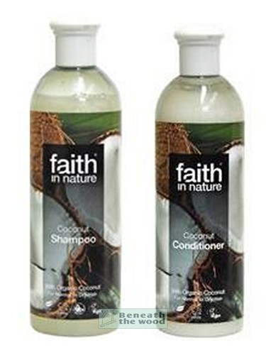 FAITH IN NATURE SHAMPOO & CONDITIONER DUO VEGAN,PARABEN FREE,NATURAL- BIG CHOICE - Picture 16 of 23