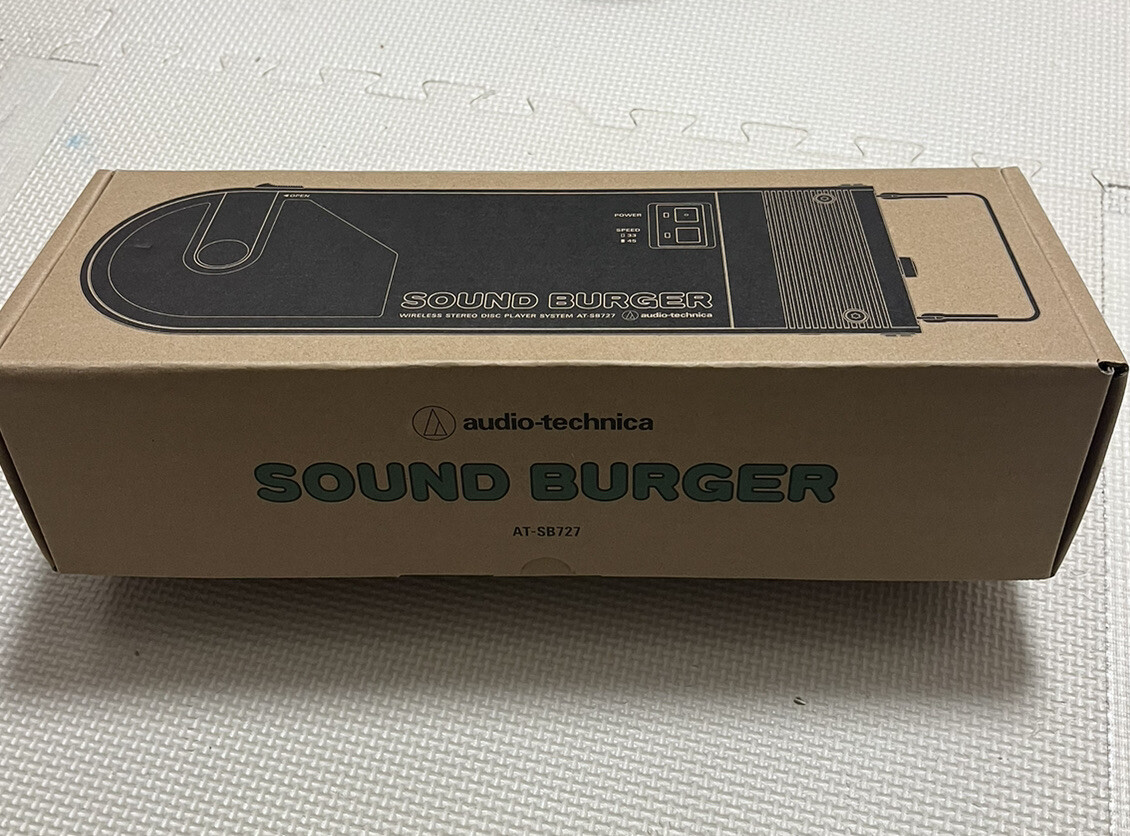 Audio-Technica AT-SB727 Yellow Color SOUND BURGER Record Player