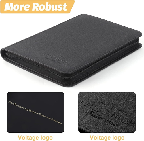 9 Pocket Card Binder, Premium Zip Trading Card Binder, 540 Double Sided Pocket P - Bild 3 von 12