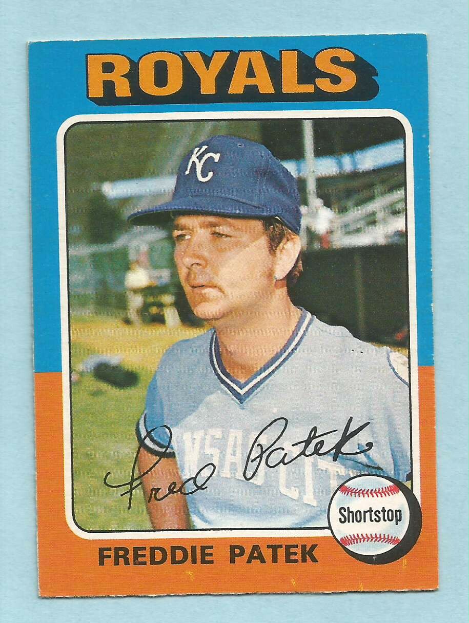 1975 OPC O-Pee-Chee Baseball Freddie Patek #48 Kansas City Royals NMT+
