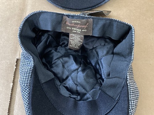 Original Weatherproof Garment Co. Vtg 1948 Cap Newsboy Hat Size M/L Lot of 3 - Picture 8 of 24