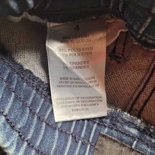 Joes Jeans Pants Boy 4T Blue Joggers Elastic Waist Drawstring Pockets Distressed - Picture 6 of 9