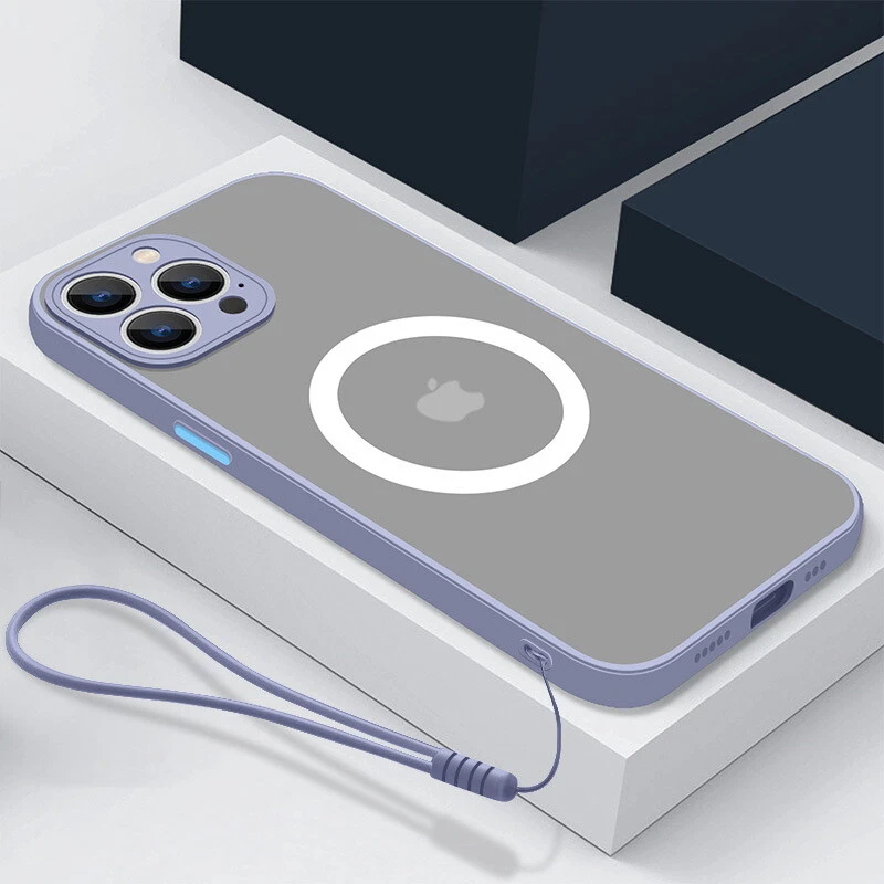 Durable MagSafe Matte Shockproof Phone Case for iPhone 15 14 Pro Max 13 12 11