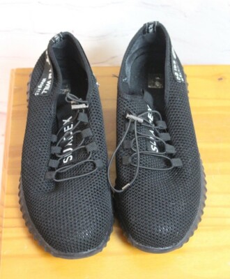 MD Off-Whit Work Safety Shoes Steel Toe Shoes Breathable Mesh Black  Sz 43