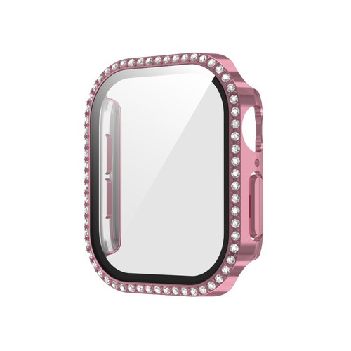 Glitzersteine Schutzhülle für Apple Watch 10 Series 42/46mm Cover Case Hartglas - Zdjęcie 11 z 18
