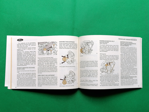 Ford Granada MK2 1977 manual del propietario - ¡Increíble estado como nuevo! - Imagen 10 de 20
