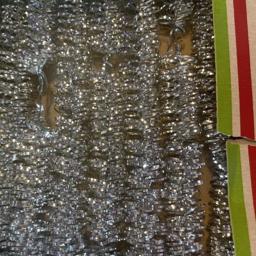 Vtg Brite Star Balloon Gold Twist Foil Tinsel Garland 1973 West Germany 18 Ft X2 - Picture 8 of 8