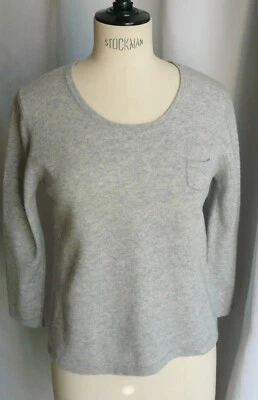 AMERICAN VINTAGE Petit pull gris laine et cachemire TS - Photo 1/4