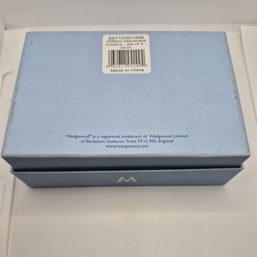 Wedgwood Gift box Present Place Card Name Holders Set Of 4 - Picture 5 of 5
