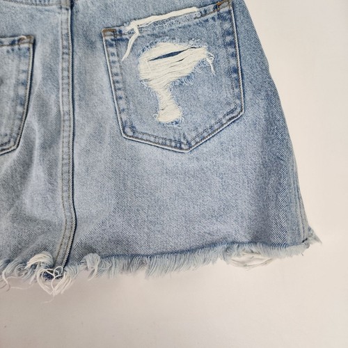 Abercrombie & Fitch Skirt Zoe Natural Rise A-Line Distressed Mini Skirt Size 24 - Picture 12 of 15