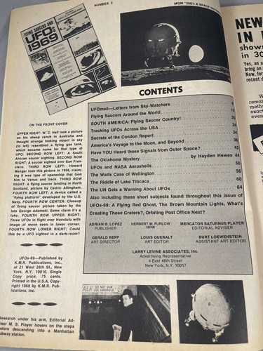 UFOs 1967, 68, 69 Magazine #’s 1, 2, 3 The Amazing Flying Suacer Story Sci-fi - Picture 15 of 24