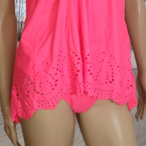 vagantes Neon Tankini Set, Jasenia, Gr 36-44 Cup A-D, Spitze Blau Pink Damen neu - Bild 11 von 13
