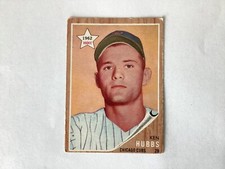 1962 Topps #461, Ken Hubbs RC, Chicago Cubs