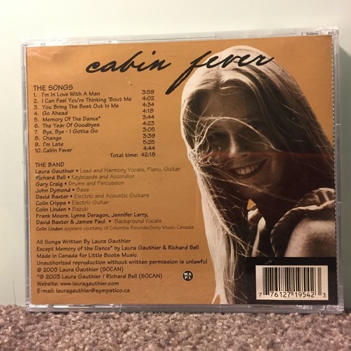 Laura Gauthier - Cabin Fever CD - Bild 2 von 2