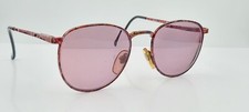Vintage Geoffrey Beene GB1031 Multicolor Oval Metal Sunglasses Italy FRAMES ONLY