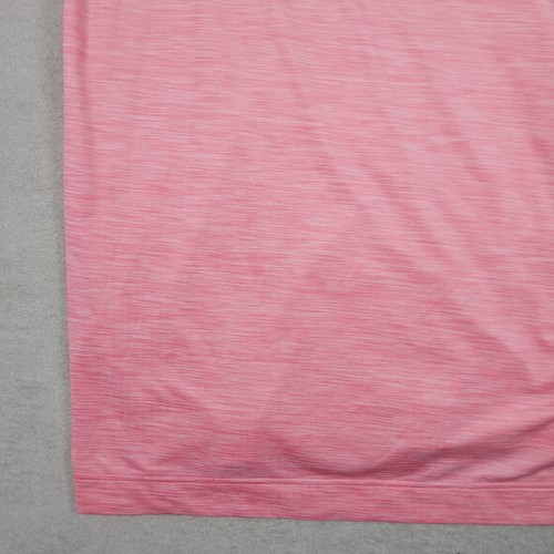 Camisa polo FootJoy FJ Lisle teñida espacial cuello automático para hombre mediana rosa azalea - Imagen 13 de 14