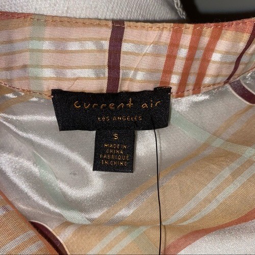 Anthropologie | Current Air Plaid Polly Ruffle Top Size Small NWT - Picture 10 of 12