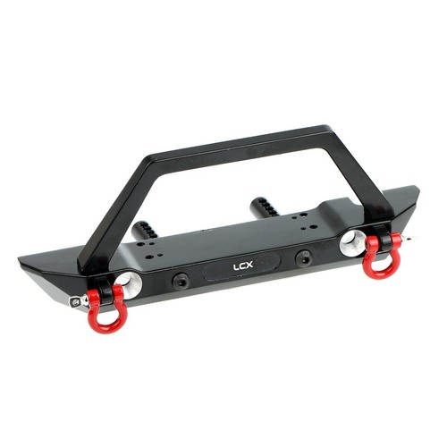 Pieza de mejoras de parachoques delantero de aluminio LCX para Traxxas TRX4 TRX6 Axial SCX10 II III - Imagen 2 de 6