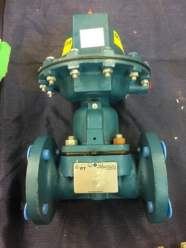 NEW ITT DIA-FLO DIAPHRAGM VALVE 4 BOLT FLANGE CWP 175 - Picture 2 of 10