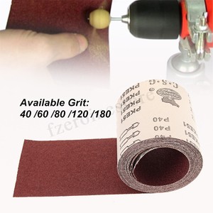 115mm x 4.5m Aluminium Oxide Sanding Paper Roll 40 Grit Coarse