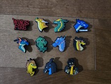 Lot Of 11 Wings Of Fire Shoe Charms