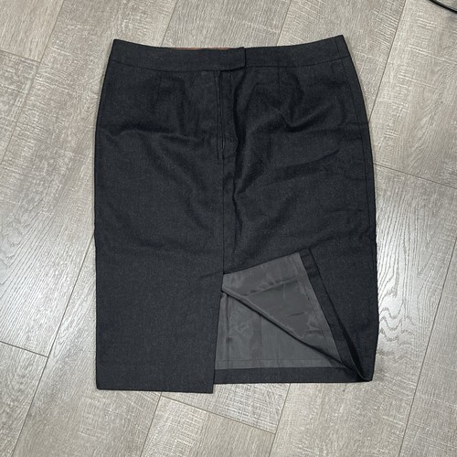 TORY BURCH Wool Skirt Pencil size 8 Grey New without tags - Picture 7 of 7