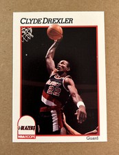 1991-92 NBA Hoops #174 Clyde Drexler Basketball Card