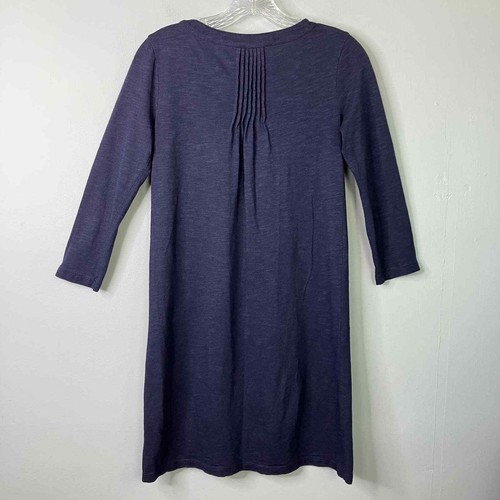Lilly Pulitzer Amberly Pintuck T-Shirt Mini Dress in True Navy Women's Size XS - Picture 16 of 16