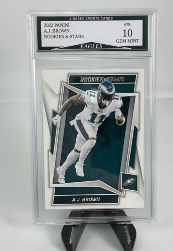 2022 Panini Rookies & Stars Jalen Hurts AJ Brown & Smith Eagles 3 Card Team Set! - Picture 3 of 4