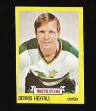 1973-74 Topps Hockey Card Number 136 Dennis Hextall Minnesota North Stars #136