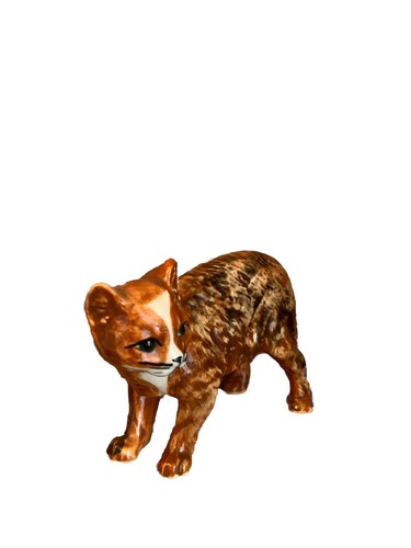 Vintage Manx Cat Figurine Rushton Pottery - Picture 4 of 7