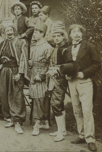 Amiens. Fête costumée au lycée par Charles Herbert. Ours. Turcs. Circa 1885. - Picture 4 of 4