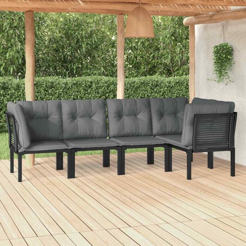 Garten Lounge Set Gartenmöbel Sessel Sitzgruppe Stuhl Poly Rattan vidaXL - Bild 1 von 59