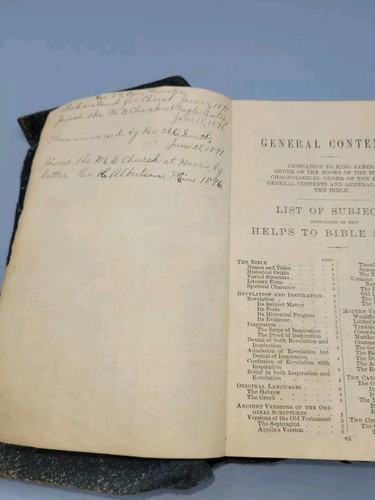 Antique Holy Bible Comprehensive Teacher’s Edition Bagster & Sons 1800s - Picture 9 of 17