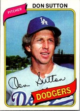 Don Sutton - 1980 Topps Baseball #440 - Los Angeles Dodgers